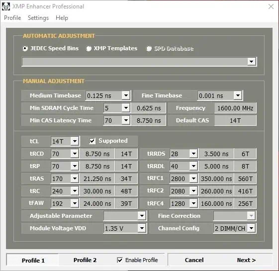 Настройки Thaiphoon Burner