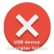 Иконка USB device descriptor failure