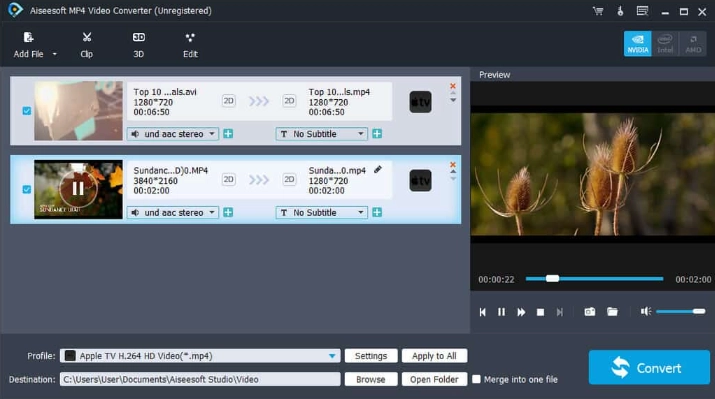 Aiseesoft MP4 Video Converter