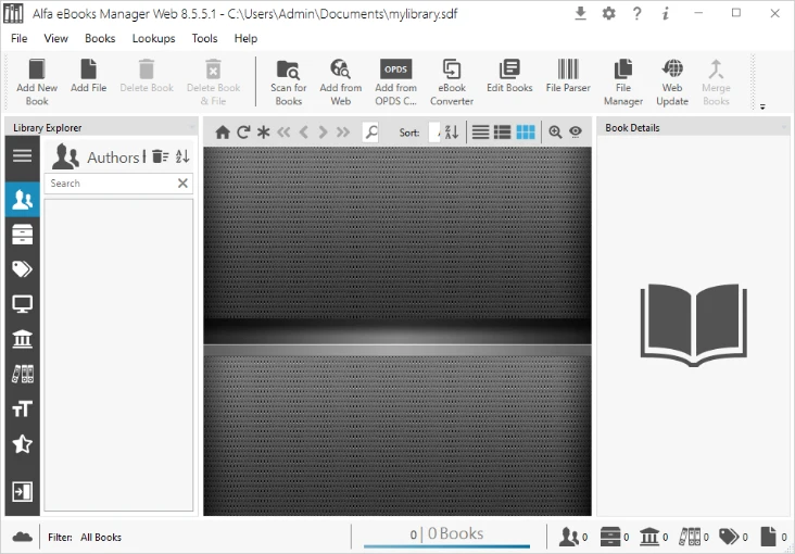 Alfa eBooks Manager Pro & Web