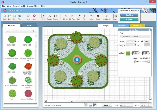 Artifact Interactive Garden Planner