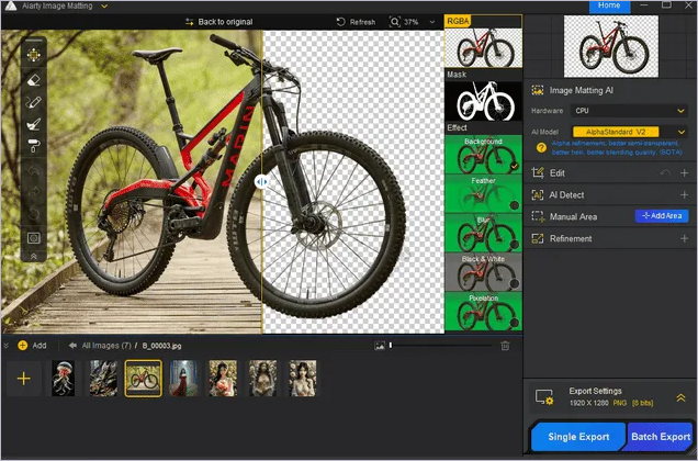 Digiarty AIArty Image Matting