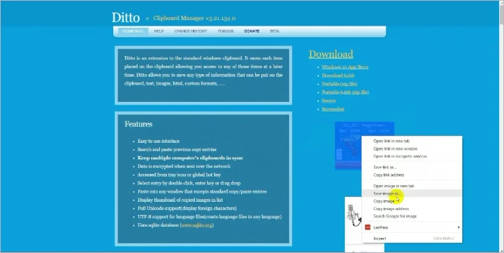 Ditto Clipboard Manager