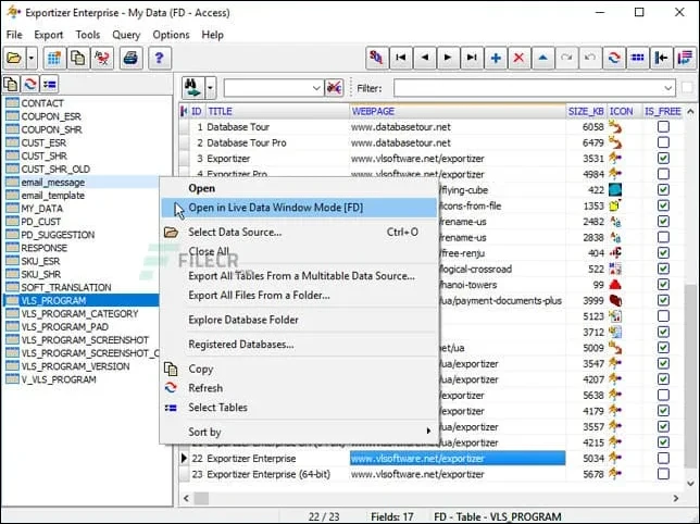 Exportizer Enterprise