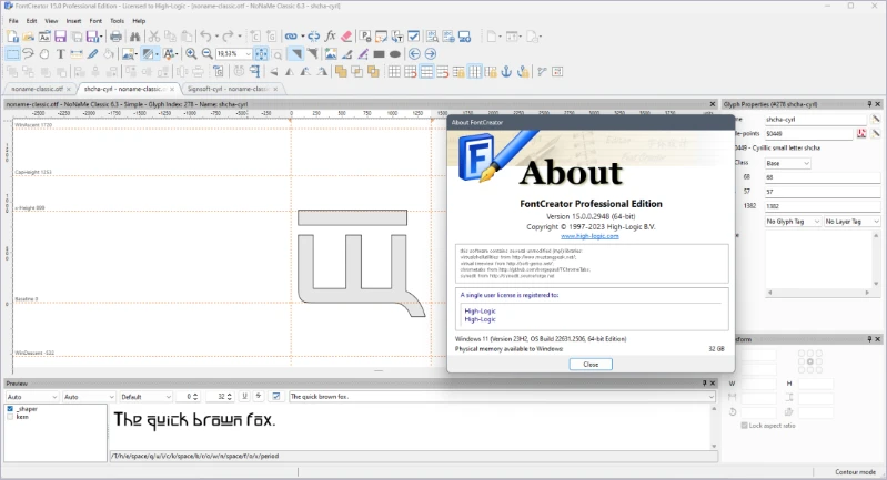 High-Logic FontCreator
