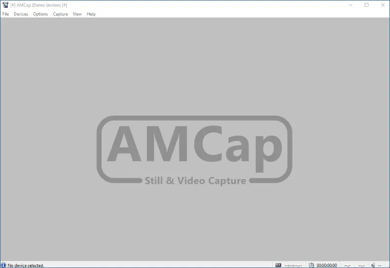 Интерфейс AMCap