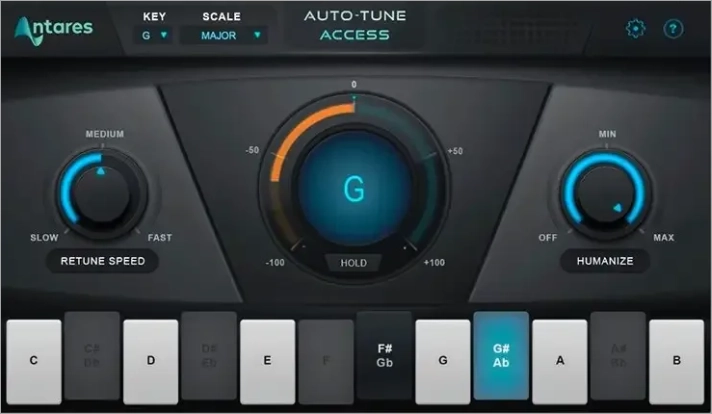 Интерфейс Antares Autotune