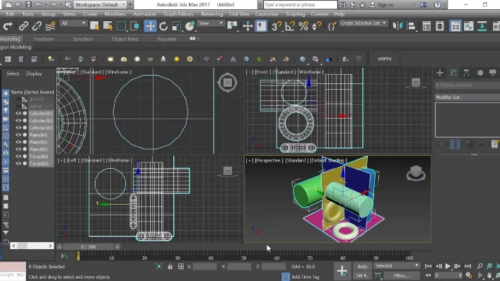 Интерфейс Autodesk 3ds Max