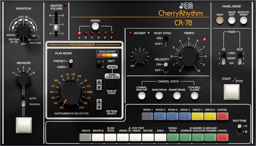 Интерфейс Cherry Audio
