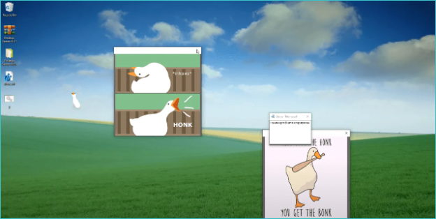 Интерфейс Desktop Goose
