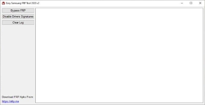 Интерфейс Easy Samsung FRP Tools