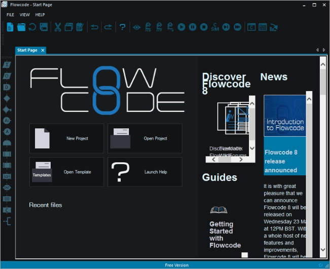 Интерфейс Flowcode
