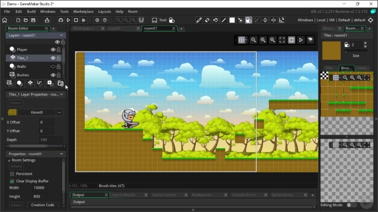 Интерфейс Game Maker Studio копия