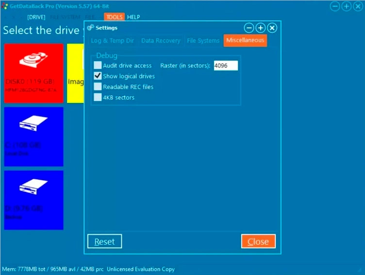 Интерфейс GetDataBack