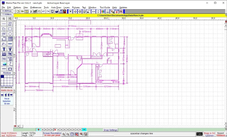 Интерфейс Home Plan