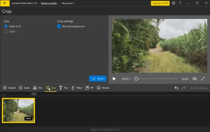 Интерфейс Icecream Video Editor