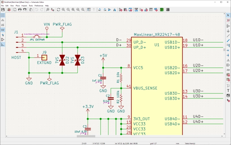 Интерфейс KiCad