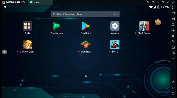 Интерфейс MEmu Play