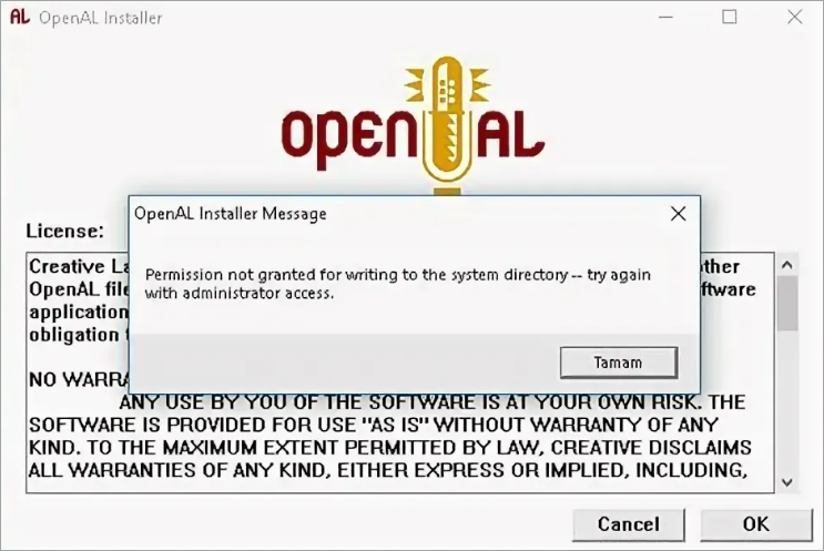 Интерфейс OpenAL