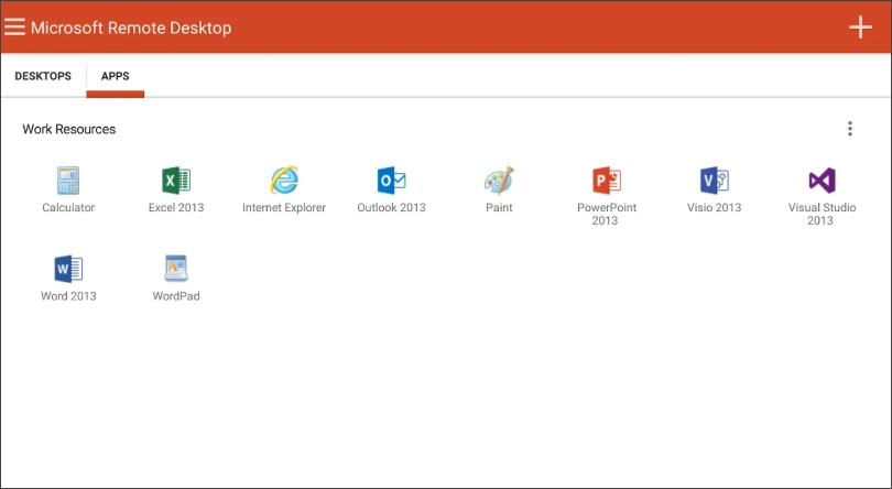 Интерфейс RD Client