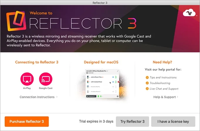 Интерфейс Reflector
