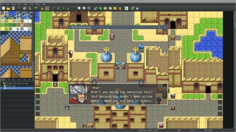 Интерфейс RPG Maker VX Ace
