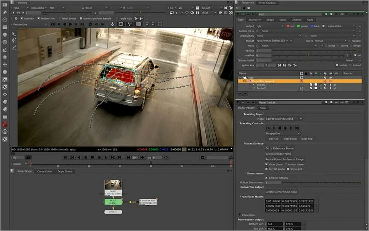 Интерфейс The Foundry Nuke Studio
