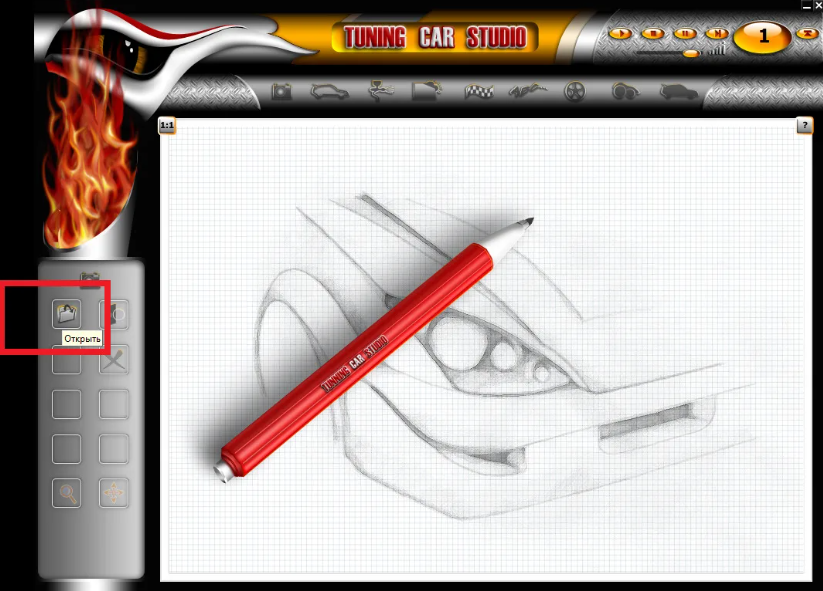 Интерфейс Tuning Car Studio SK2