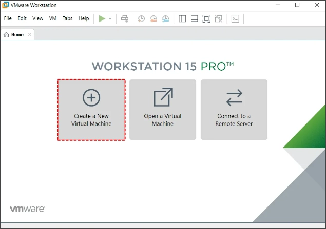 Интерфейс VMware Workstation