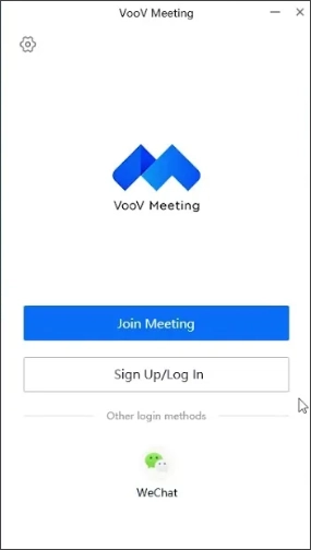 Интерфейс VooV Meeting