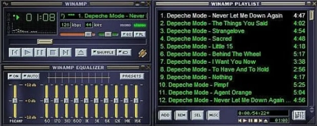Интерфейс Winamp