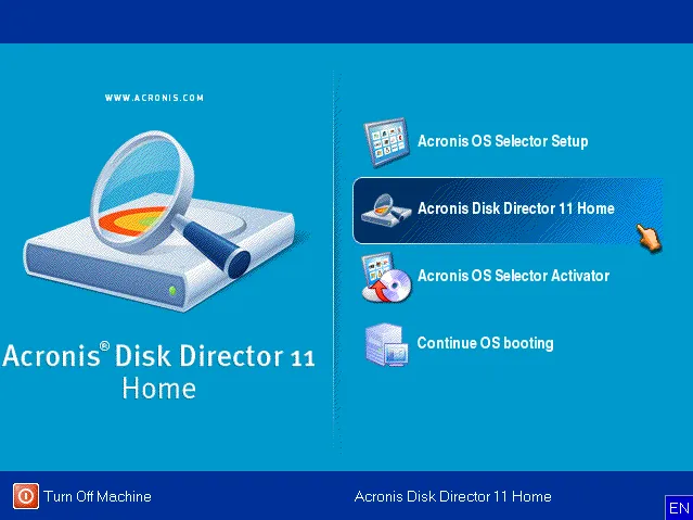 Как пользоваться Acronis OS Selector