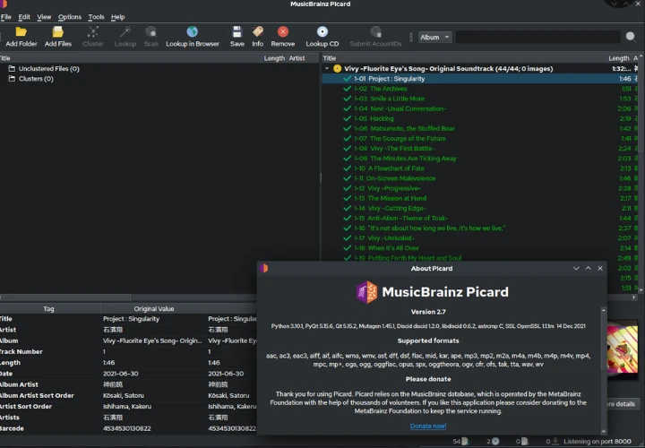 MusicBrainz Picard