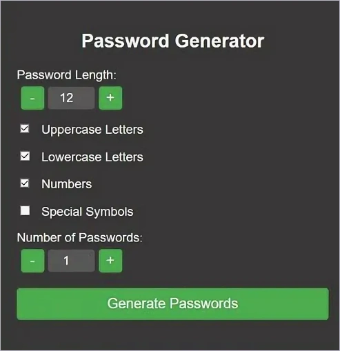 Password Generator