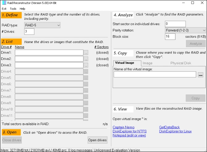 Runtime RAID Recovery