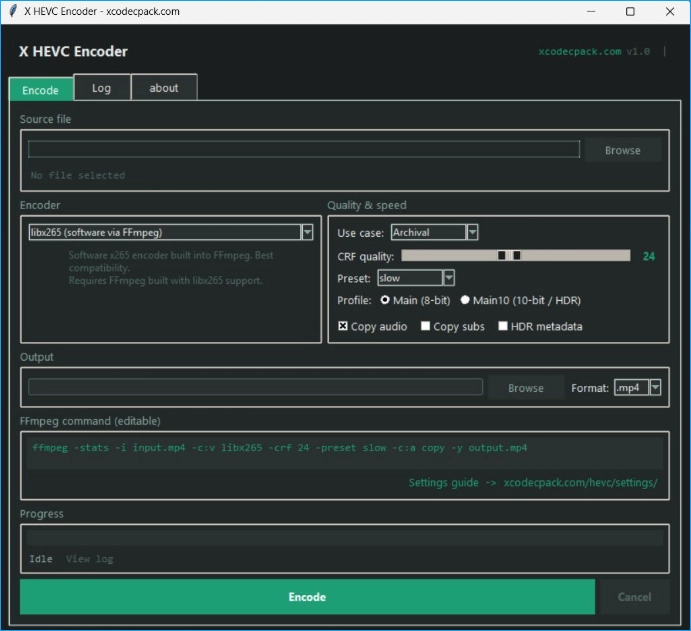 X HEVC Encoder