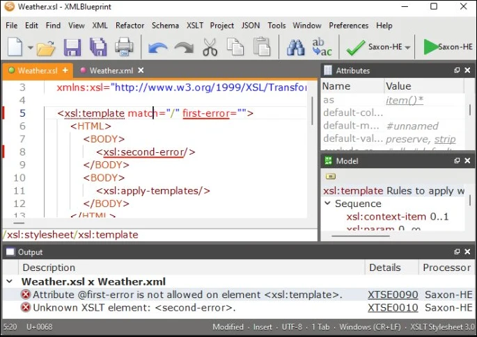 XML Blueprint